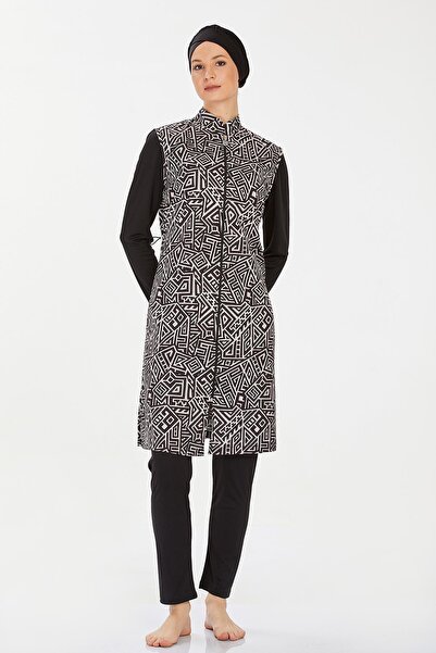 ROZAMAY Woman Full Hijab Black C0T7N2O9