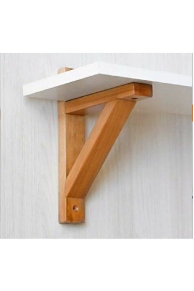 Doruk NATUREL AHŞAP DUVAR RAF AYAĞI 2'Lİ