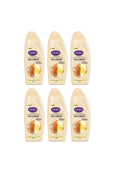 Duru Badem & Kolajen Tüm Saçlar İçin Saç Kremi 6x500 ml