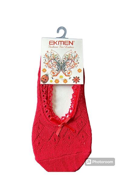 EKMEN ÇORAP Lace Cotton Ballerina Socks