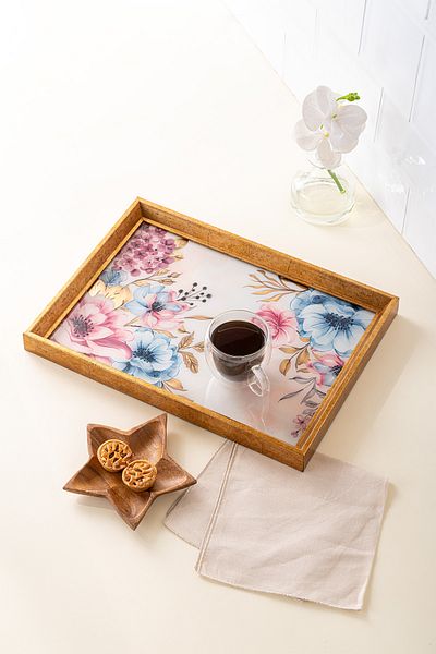Emsan Miranda Tray 31X46 cm Gold