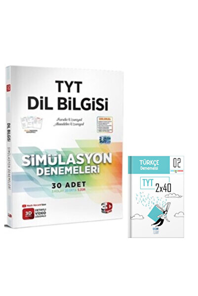 3D Yayınları 3D Dil Bilgisi Denemeleri Ve Sınavadair Türkçe Deneme