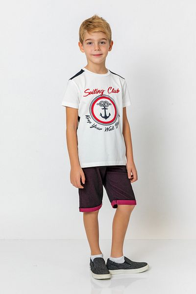 incity Boy's Hand Elastic Straight Cut Shorts