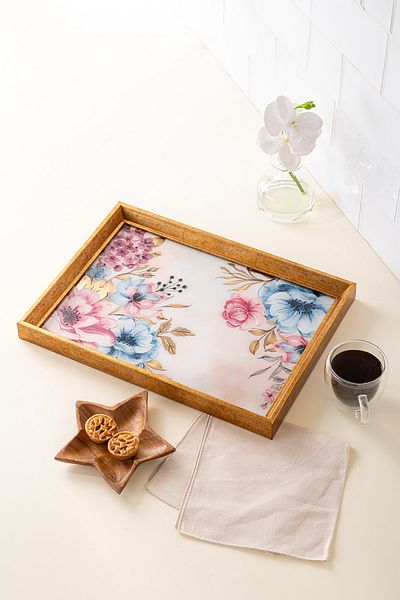 Emsan Miranda Tray 31X46 cm Gold