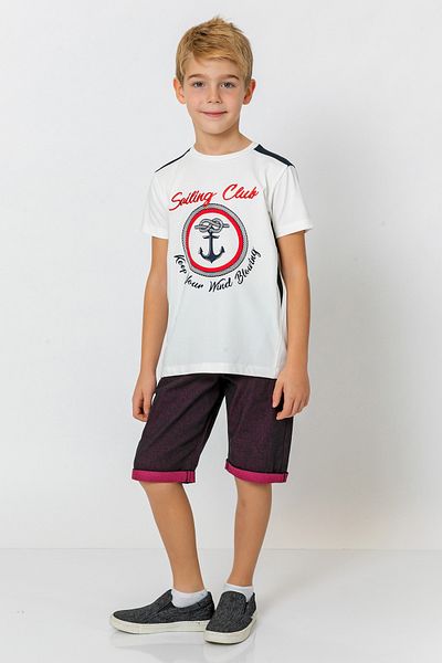 incity Boy's Hand Elastic Straight Cut Shorts