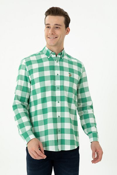 U.S. Polo Assn. U.S. POLO ASSN. ΥΦΑΝΤΟ ΥΦΑΣΜΑ ΚΑΝΟΝΙ ΕΦΑΡΜΟΓΗ ΜΑΚΡΥΜΑΝΙΚΟ ΠΟΥΚΑΜΙΣΟ