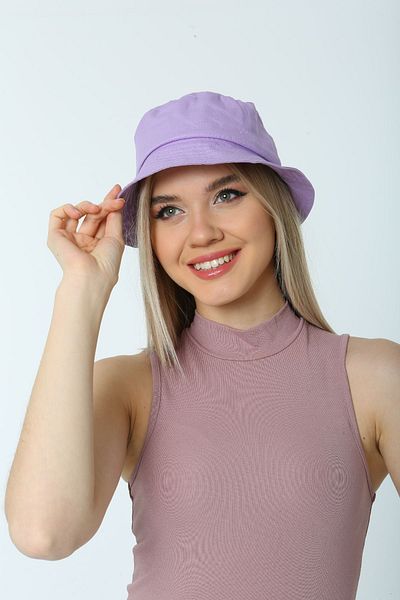 FRESCO SCARFS Women's Summer Bucket Colorful Hat LILA