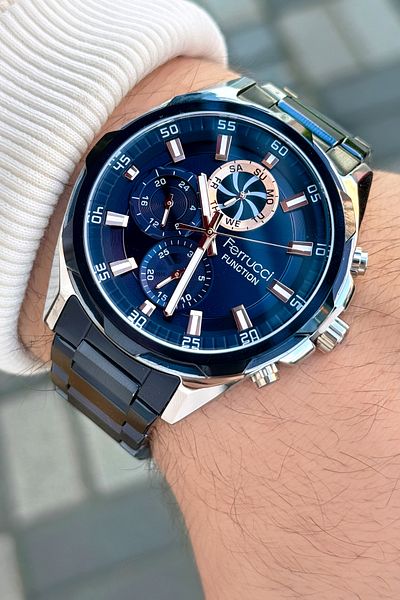 Ferrucci Function Multi Function Men's Wristwatch 3 Atm Waterproof