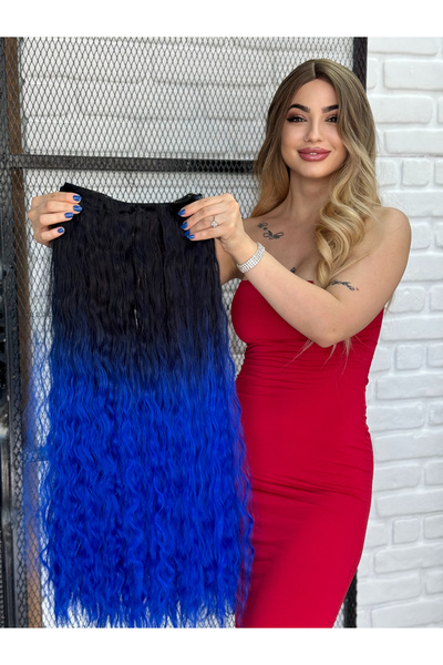 Peruk Avm Kıvırcık Yarım Ay+2 Yan Çıtçıt