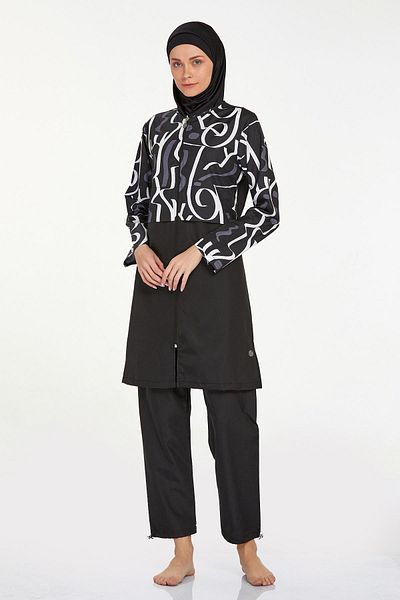 ROZAMAY Woman Full Hijab Black C2T9N2O9