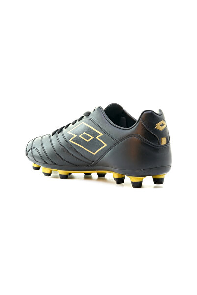 Lotto STADIO FG 4FX ERKEK KRAMPON FUTBOL AYAKKABI (40-45)  24Y STADIO FG 4FX M SİYAH/ALTIN
