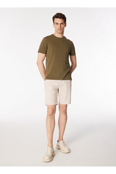 ALTINYILDIZ CLASSICS Ανδρικό T-Shirt Six Star Khaki - 4A 4824200065