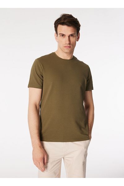ALTINYILDIZ CLASSICS Ανδρικό T-Shirt Six Star Khaki - 4A 4824200065