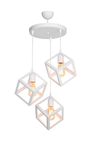 AG LightDesign White Cube Pendant Lamp Chandelier Living Room Bedroom Kitchen Corridor Lamp