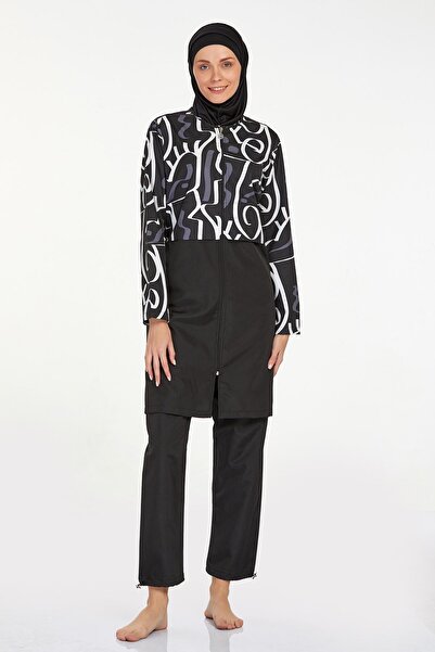 ROZAMAY Woman Full Hijab Black C2T9N2O9