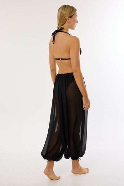 AYYILDIZ 4814 Pantaloni negri de plajă