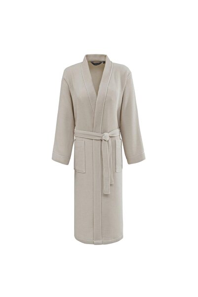 Soft Cotton Soft Pique Bornoz Bej-M