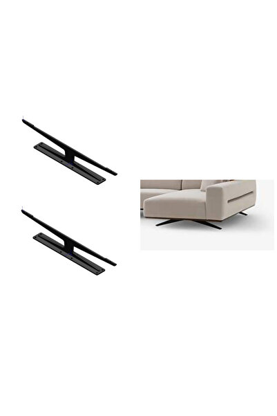 BafArt Metal Mobilya Ayağı Astana Model 85*17 Cm 2 Adet