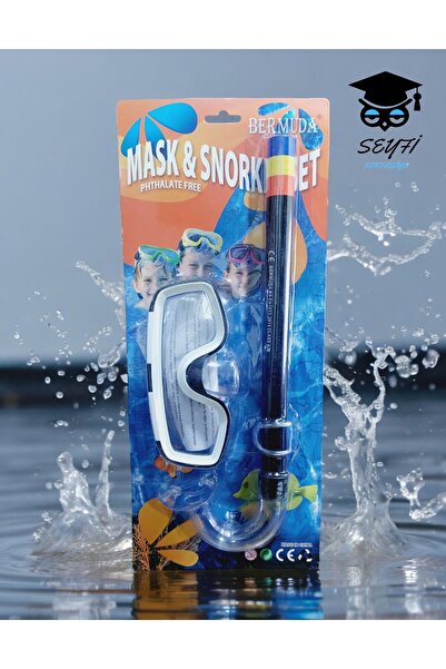 SEYFİKİRTASİYE DIVING MASK AND SCHNORKEL SET POOL SEA SWIMMER SHOE AND SCHNOR...
