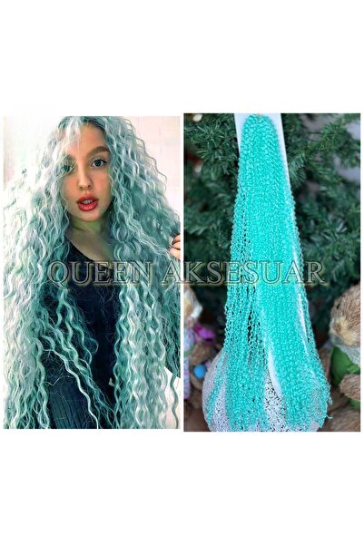 Queen Nelly Afrika Brezilya rasta afro uzun örgü postiş saçı tost kıvırcık da...