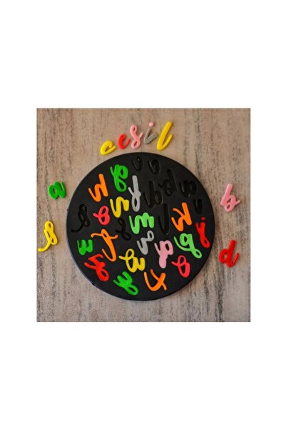 DEPPOSITE Kaligrafi Curly Küçük Harf Alfabe Şeker Hamuru Modelleme Kalıbı