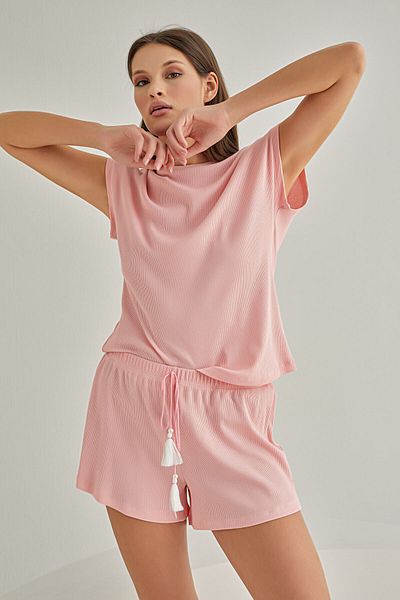 NBB 100% Cotton Tassel Detailed Joy Shorts Set