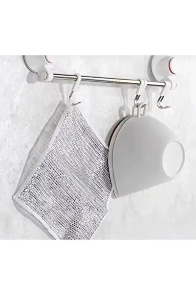 Trouvaille 5 Pieces Double Layer Inox Wire Cloth - 20x20 Dish Cloth, Non-Scratch