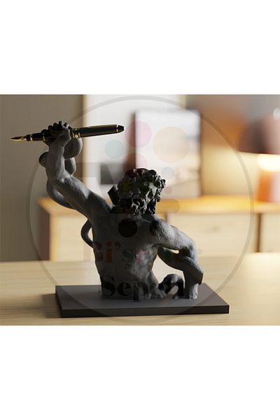 Bi'şeyler Sepeti Laocoön Pen Holder Pen Holder 18 cm