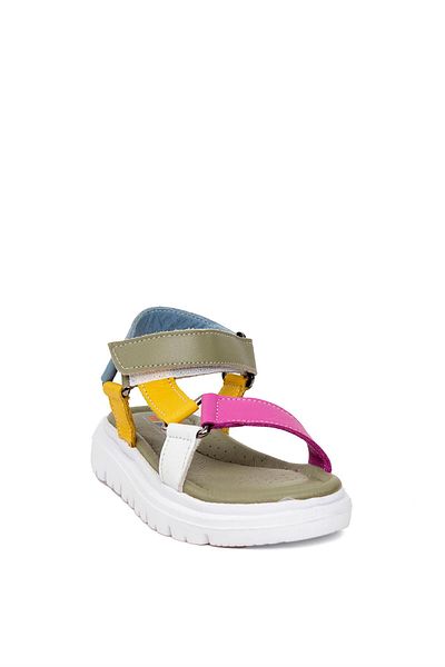 Minican MZ P 3000 Booties Girl's Flat Sandals Green