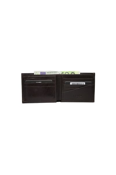 GUARD Men's Leather Wallet - Brown Temi