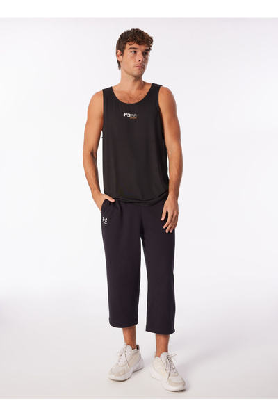 Under Armour 1382737-001 UA Rival Terry Crop Wid Siyah Kadın Oversize Eşofman...