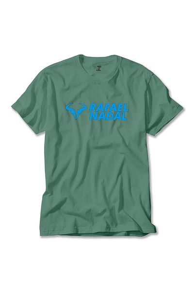 Z zepplin Πράσινο T-shirt Rafael Nadal Blue Logo Text