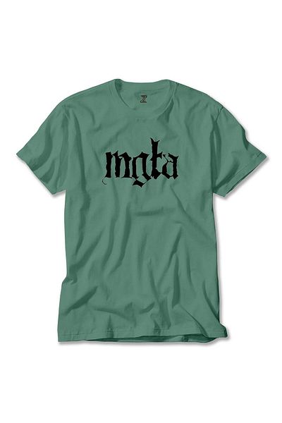 Z zepplin Πράσινο T-Shirt με κείμενο λογότυπου Mgla