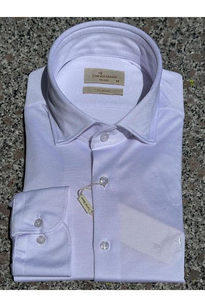 Daniel Bessi Buttoned Slim Fit Knitted Men's Shirt