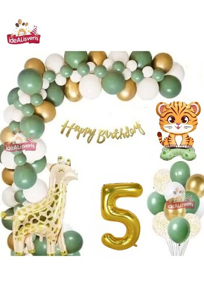 BKMC PARTY LUXURY MOLD GREEN GIRAFFE FOOT TIGER FOIL SET BONBONI DE ZI DE NAȘ...