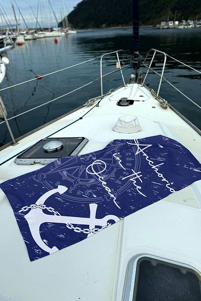 Remsa Mayo Sea and Pool Patterned Beach Towel - 072