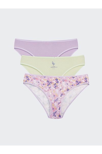 LC Waikiki 3 db mintás bikini bugyi csomag