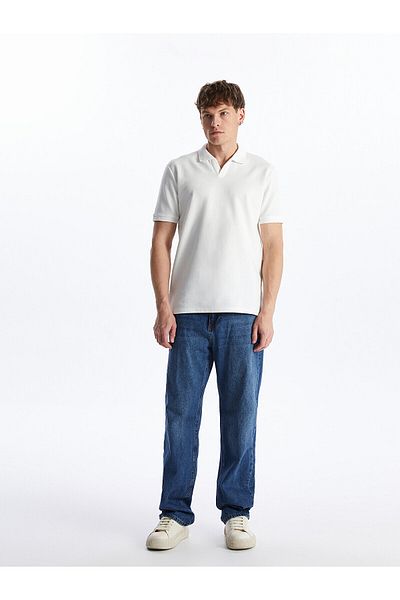 LC Waikiki Kurzarm-T-Shirt mit Polokragen für Herren