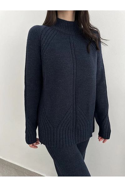 Lavanta Tekstil Knitwear Raglan Sleeve Double Set