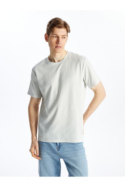 LC Waikiki Kurzarm-T-Shirt für Herren mit Rundhalsausschnitt