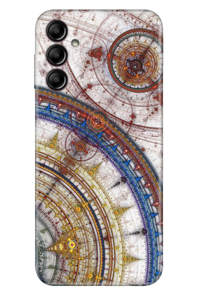 senada Samsung Galaxy M55 5g Compatible Case Patterned Printed Silicone Timeless