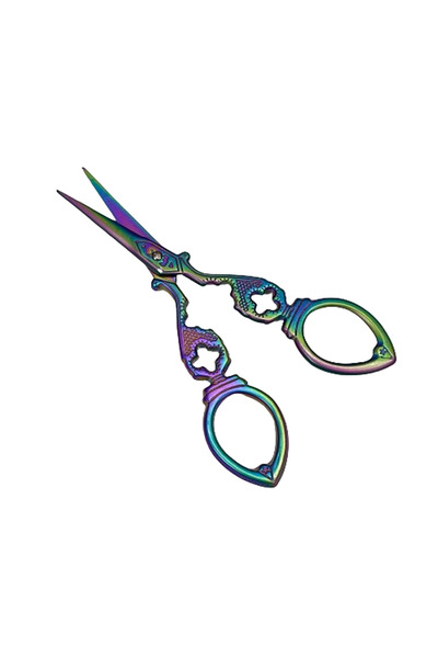 EleganTShoP YJXINYU Oymalı Motifli Dikiş Nakış Davet Açılış Kurdele Makası dk...