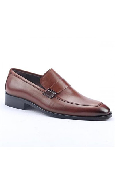 Nevzat Zöhre 1449 Model 100% Leather Men's Classic Casual Shoes - Tan