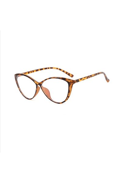 LOOKUP The Cat Eye Glasses with Blue Light Protection are Optically Compatible and Relax in Computer Television vs. Use.