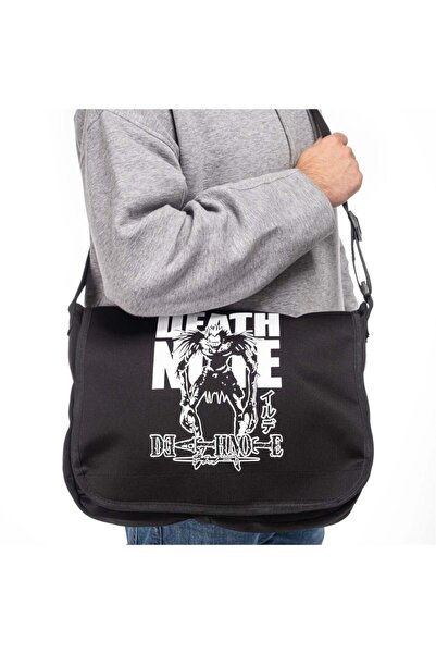 Toum DamlaHobi Τσάντα ταχυδρόμου με στάμπα Death Note, Unisex
