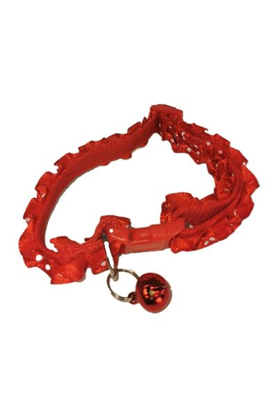 PULCA SHOP Petshop Pet Cat - Dog Ruffle Bell Collar, Neck Strap