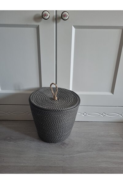 ÖRGÜM Coș Organizator Multifuncțional Coș Organizator cu Capac 20x19 cm