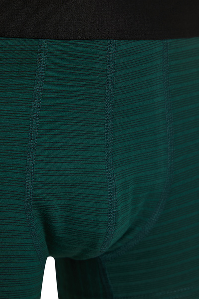 Trendyol Collection Zöld-fekete csíkos pamut boxer szett 3 db - TMNSS24BX00020