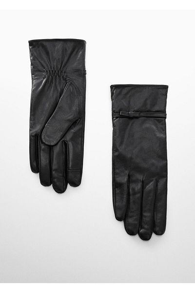 MANGO Woman Women's Black Gloves57027746