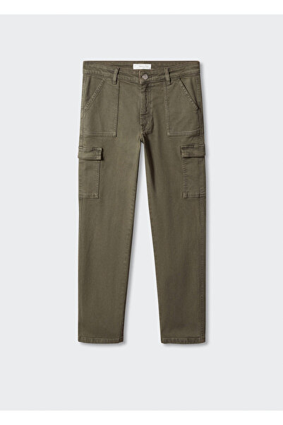 MANGO Kids Haki Kız Çocuk Pantolon 57073254